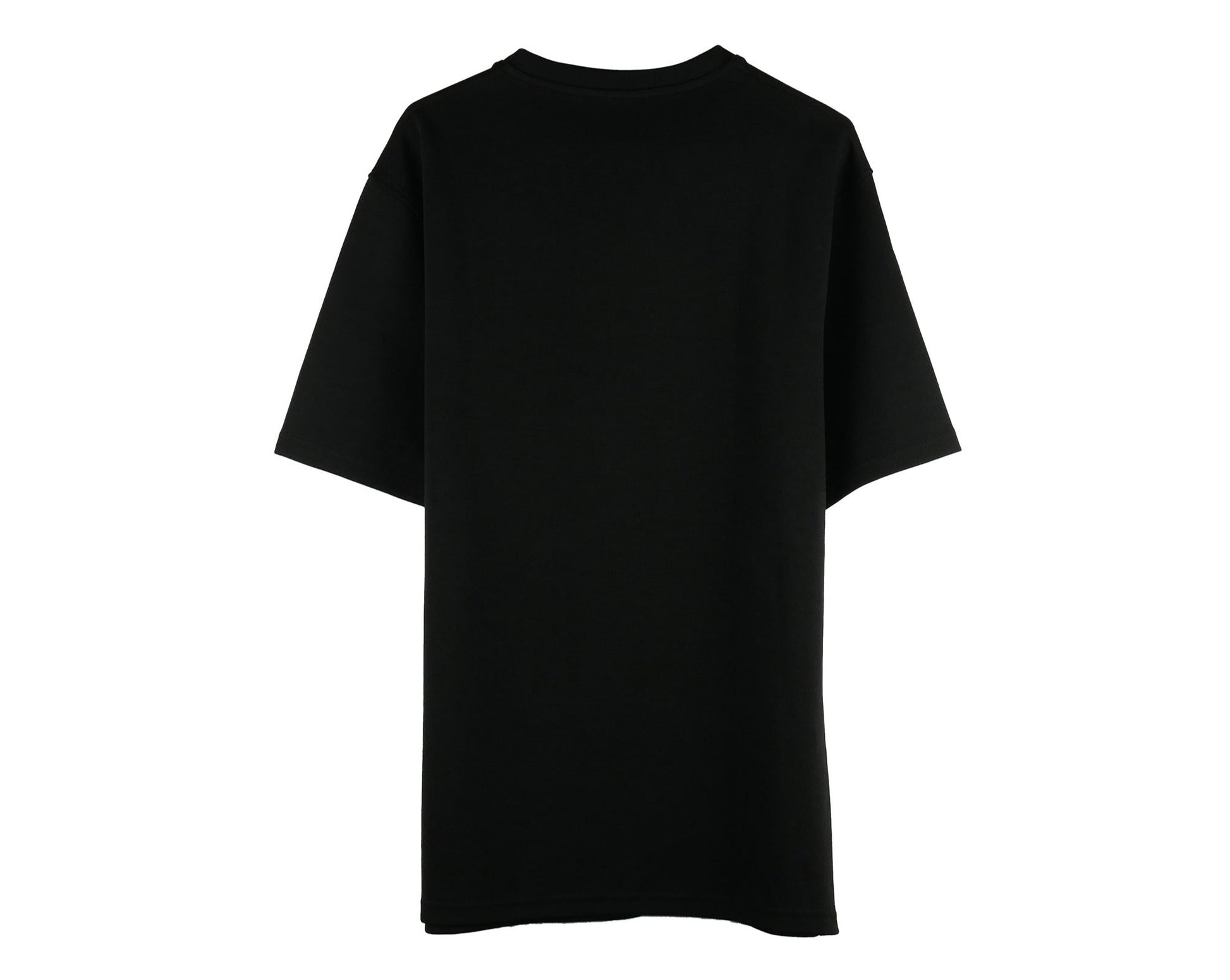 SQUARES T-shirt black T-shirt boasts a relaxed fit, ideal for comfortable wear, back side