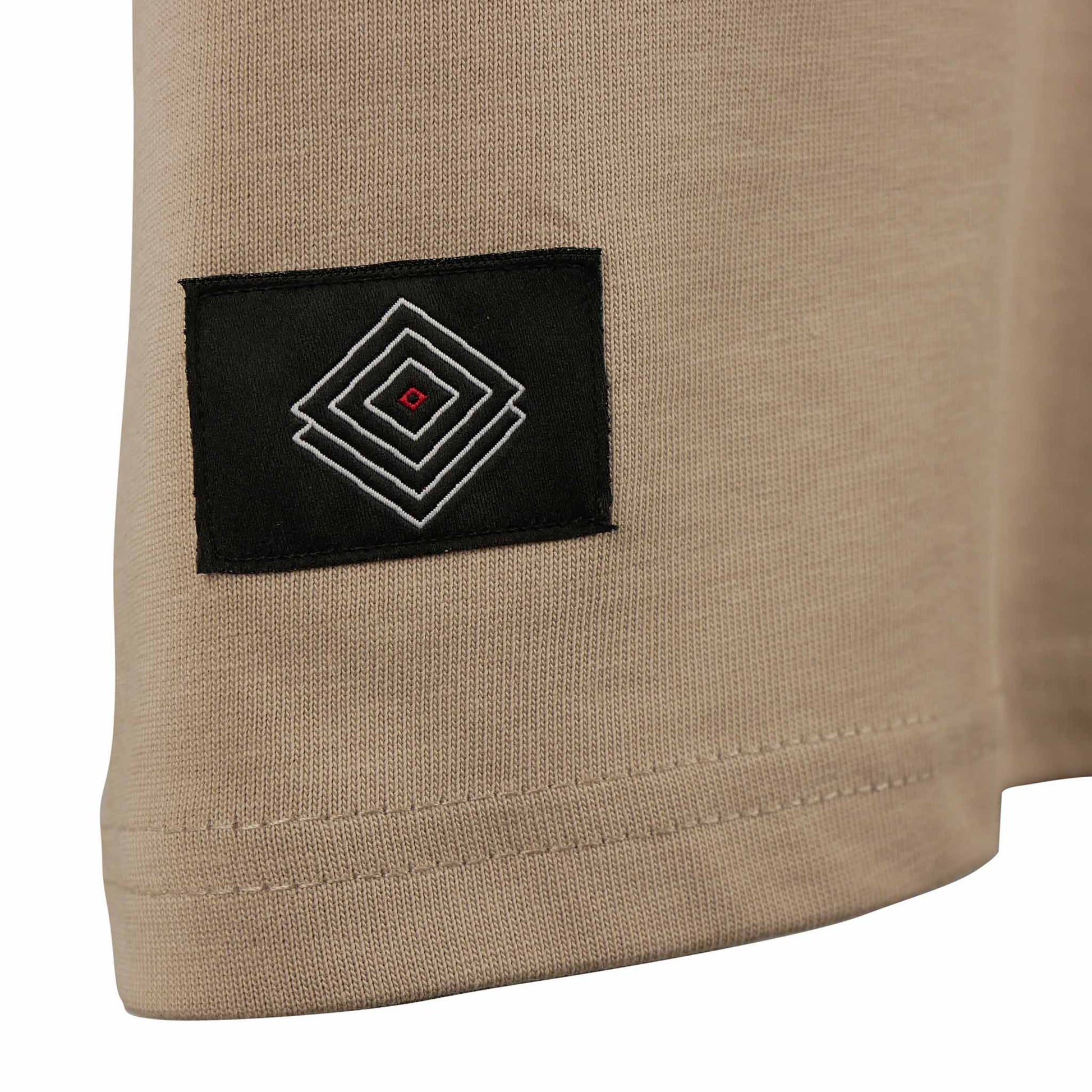 T-Shirt offers a smooth and airy feel, front side close-up logo