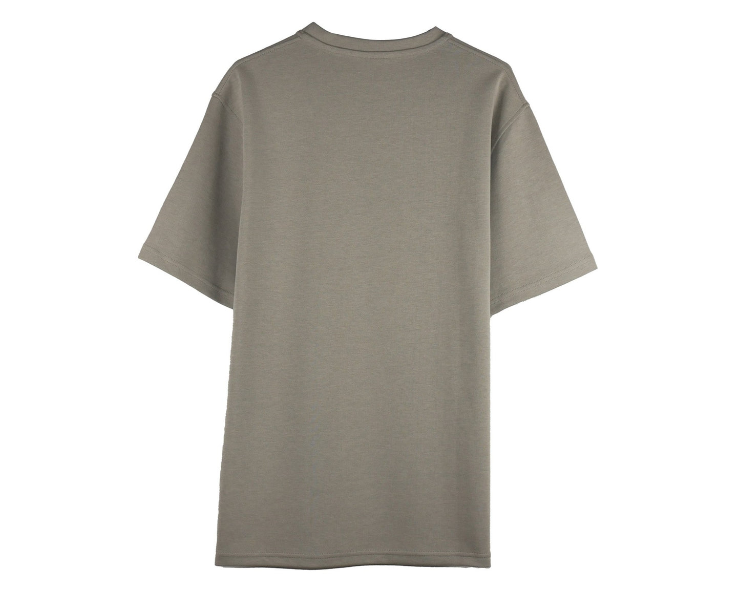 SQUARES T-SHIRT WASHED GRAY, designed for a relaxed fit, back side